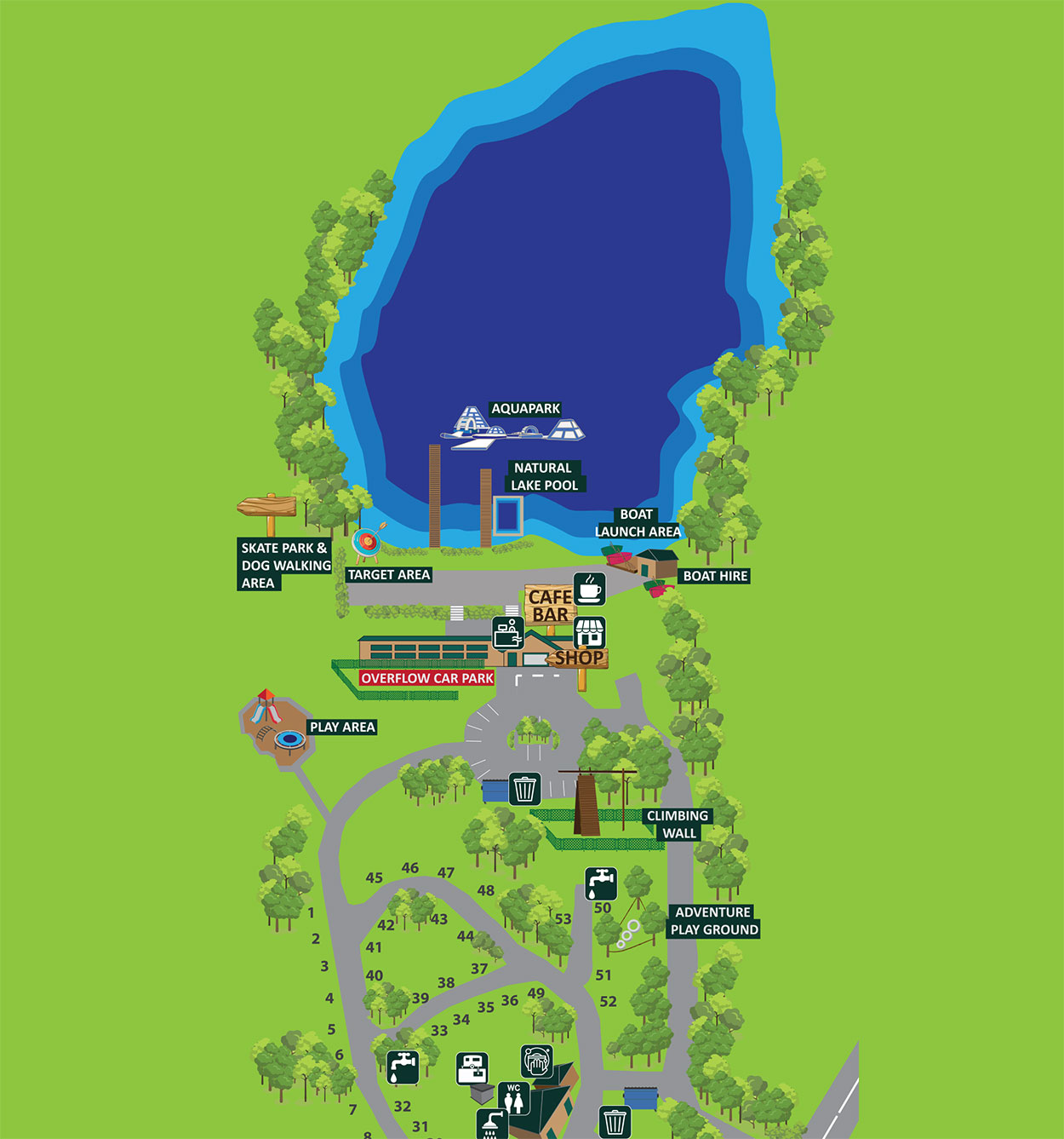Hatfield Outdoor Activity Centre Map & Facilities DCLT