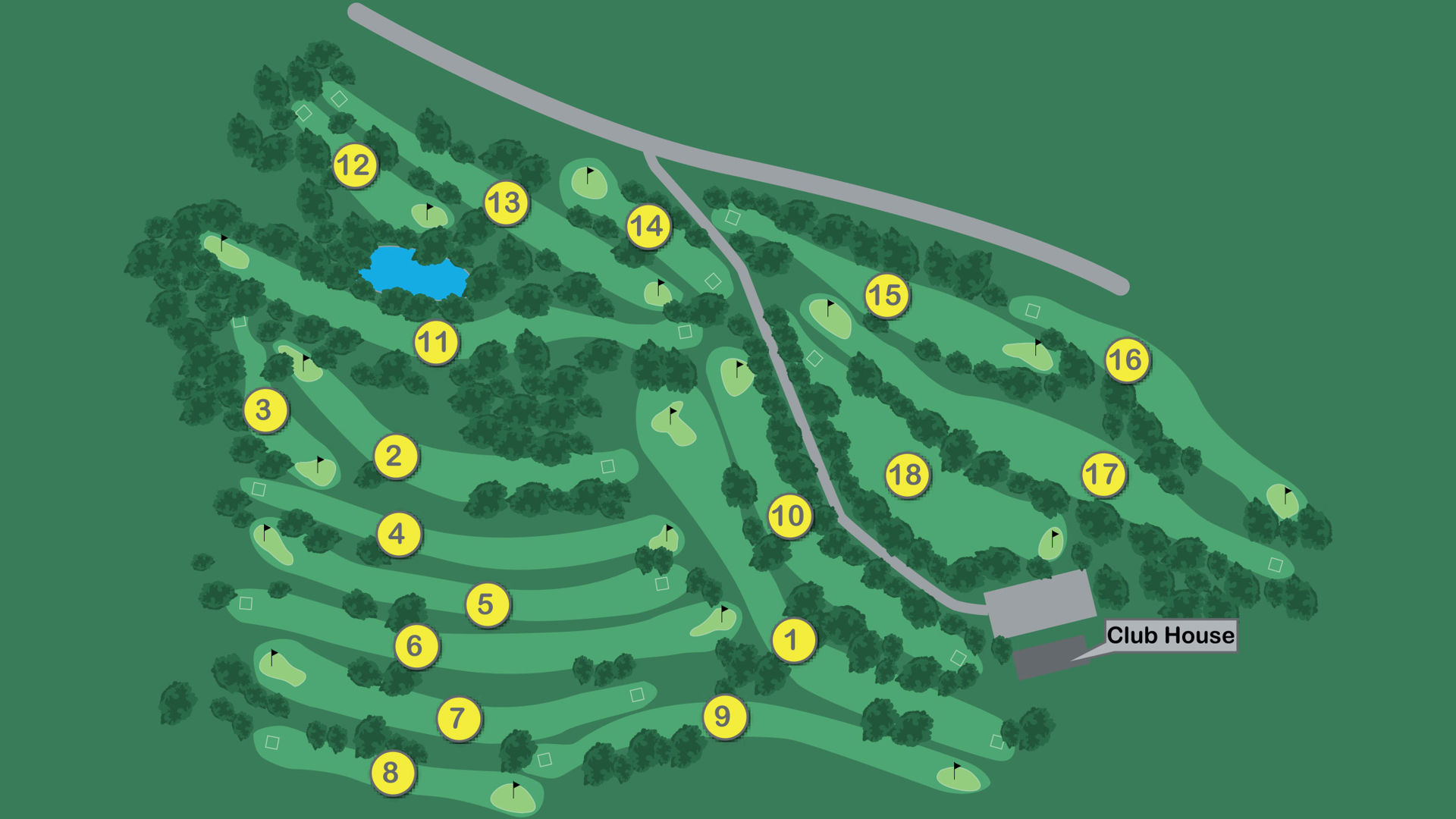 Crookhill Park Golf Course Map & Facilities