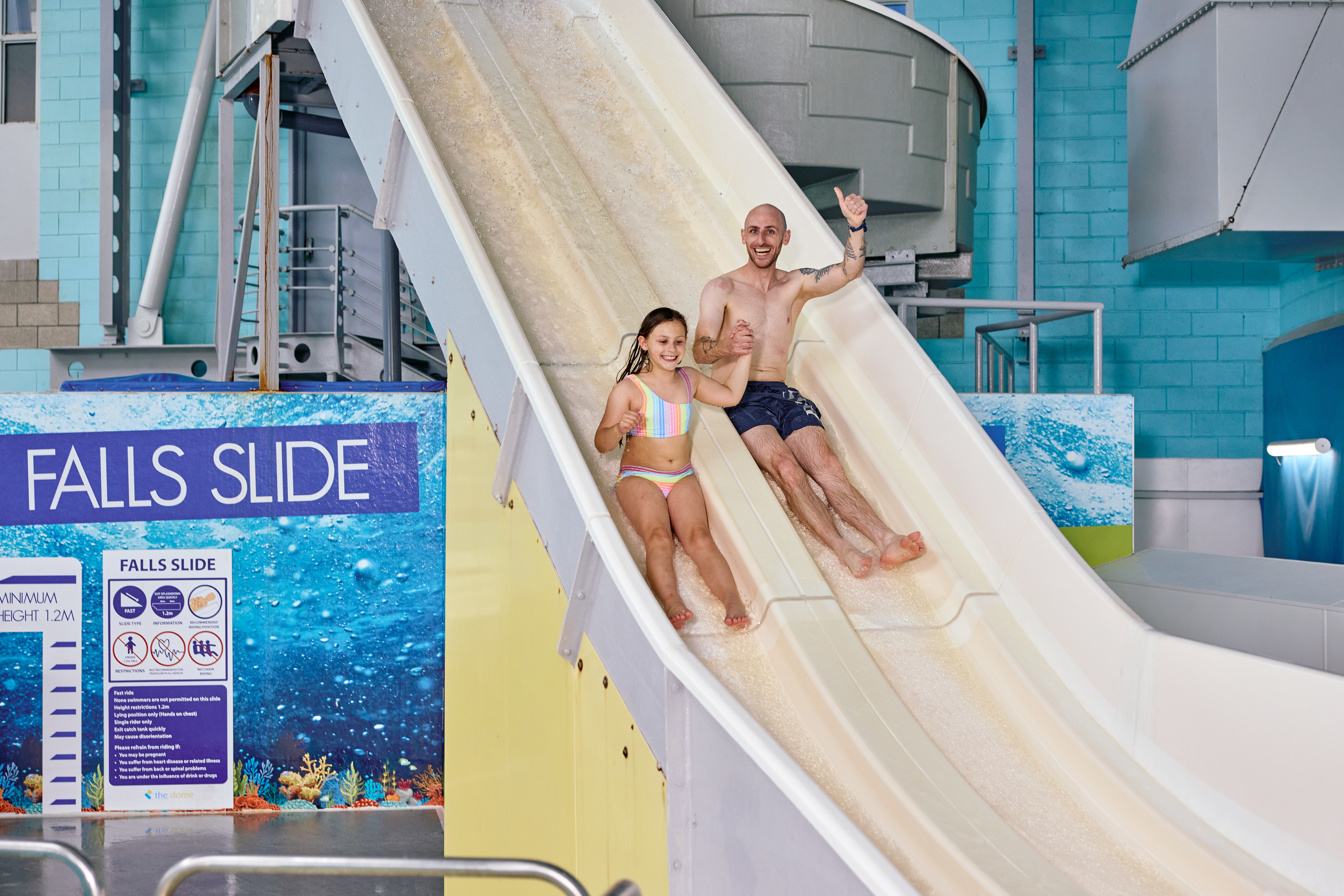 People On A Water Slide 2