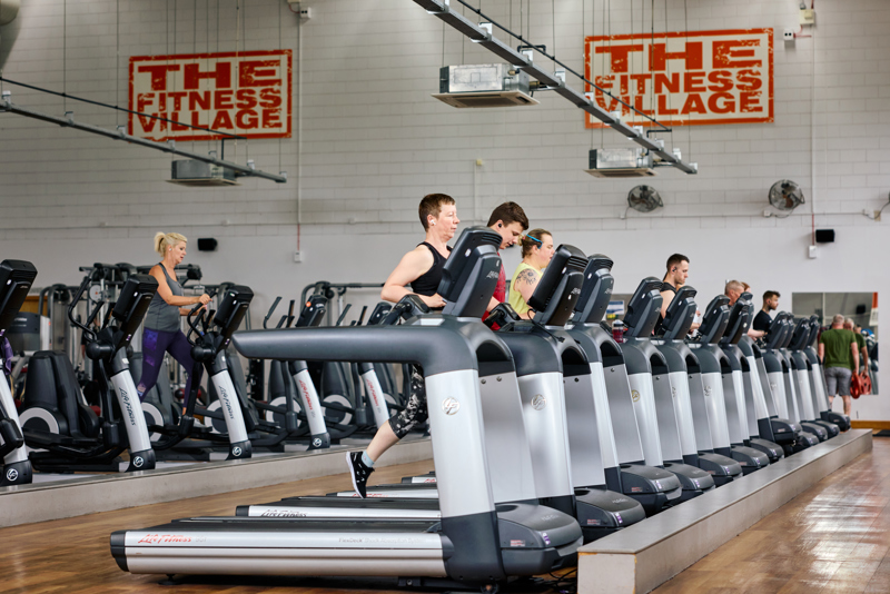 The Fitness Village People On Treadmills 2