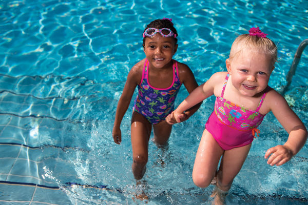 Kids at the pool